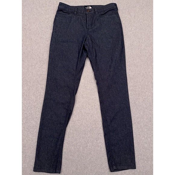 The North Face Tungsted Pants‎ Women's 2 Blue Dark Wash Stretch Mid-Rise Hiking - Picture 1 of 10